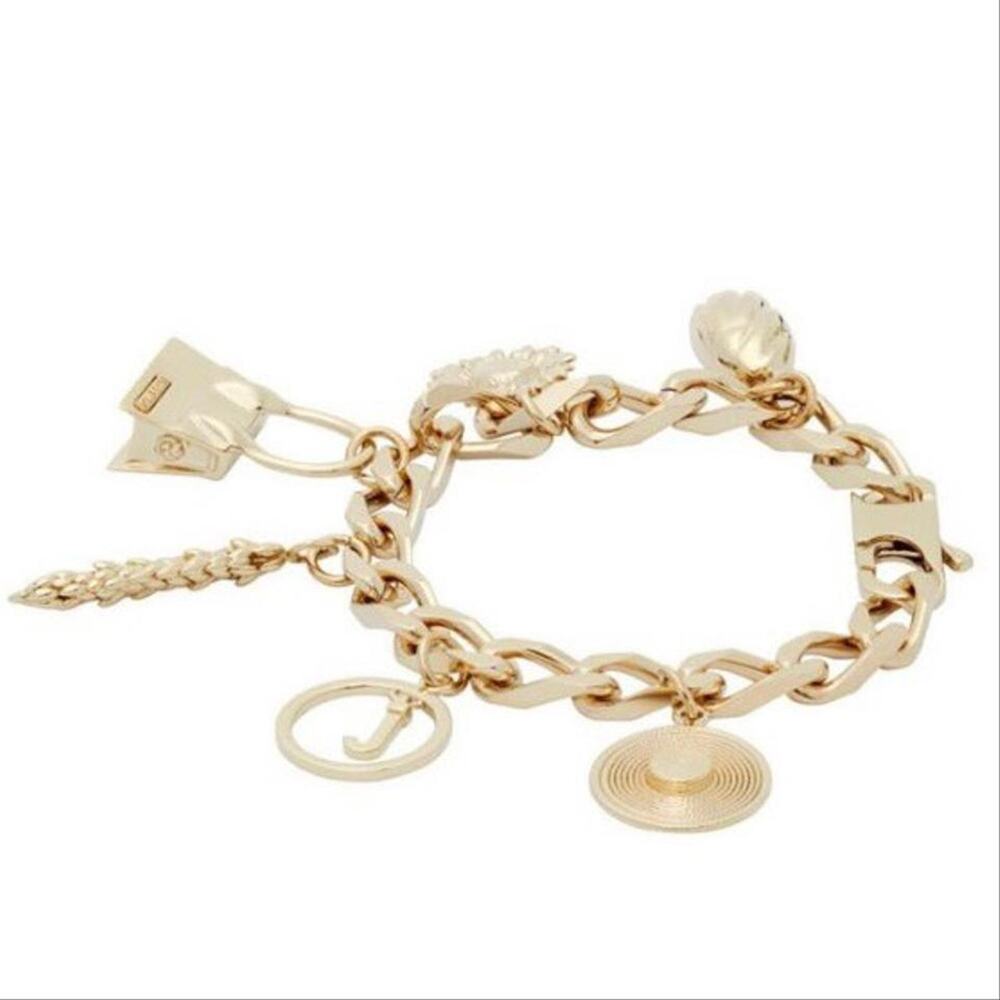 JACQUEMUS Le Chiquito charms gold tone chain bracelet - Picture 2 of 5